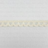 Koronka bawełniana 10mm /20 yard ecru   3858