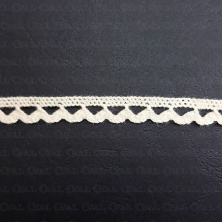 Koronka bawełniana 10mm /20 yard ecru   3858