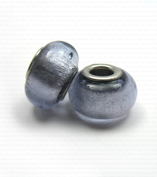 Glass Pandora-style modular bead no. 1439