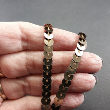 Sequins on tape 6mm /5m 207