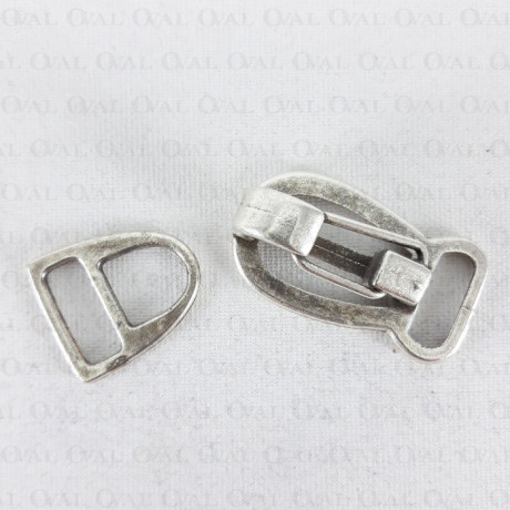 Zapięcie metalowe srebrne 2116