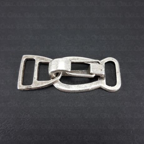 Zapięcie metalowe srebrne 2116