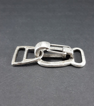 Zapięcie metalowe srebrne 2116