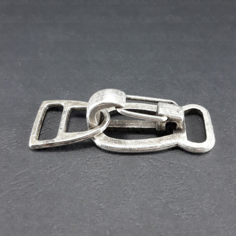 Zapięcie metalowe srebrne 2116