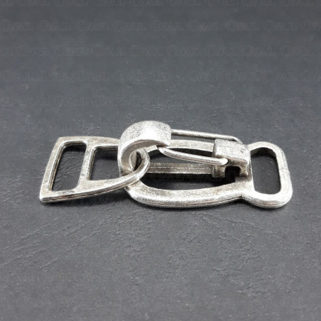 Zapięcie metalowe srebrne 2116