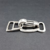 Zapięcie metalowe srebrne 2116