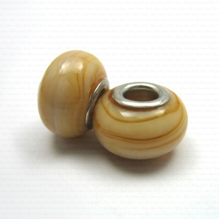 Pandora-style glass modular bead no. 1445
