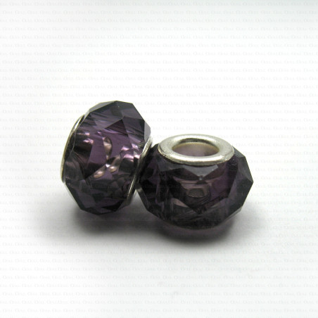 Glass Pandora-style modular bead no. 1447