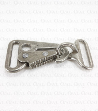 Zapięcie metalowe srebrne 4961