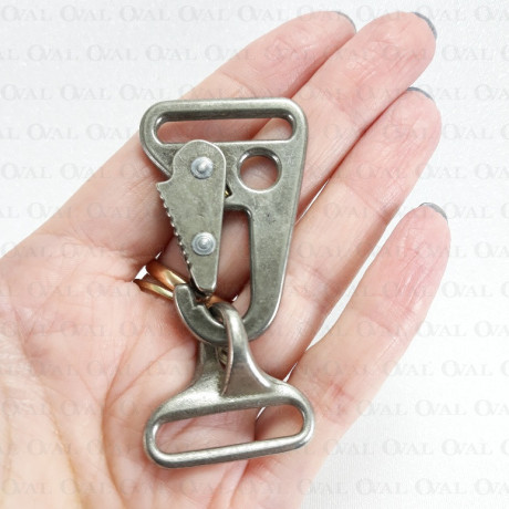 Zapięcie metalowe srebrne 4961