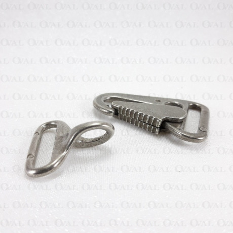 Zapięcie metalowe srebrne 4961