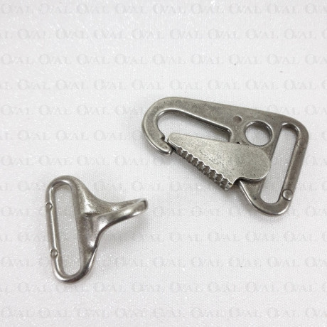 Zapięcie metalowe srebrne 4961