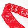 Elastic lace 35mm/1m red 3127