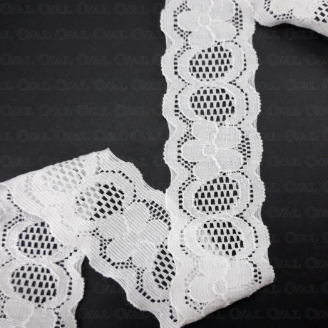 Koronka bawełniana elastyczna 55mm/1y  3222