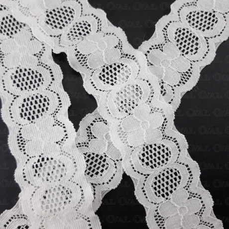Koronka bawełniana elastyczna 55mm/1y  3222