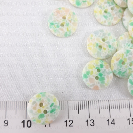 Polyester button 15mm/10 pcs. 575