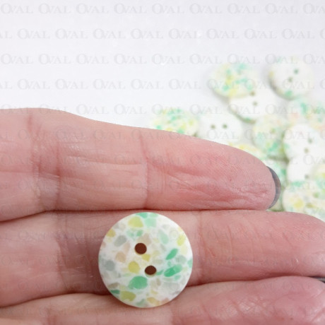 Polyester button 15mm/10 pcs. 575