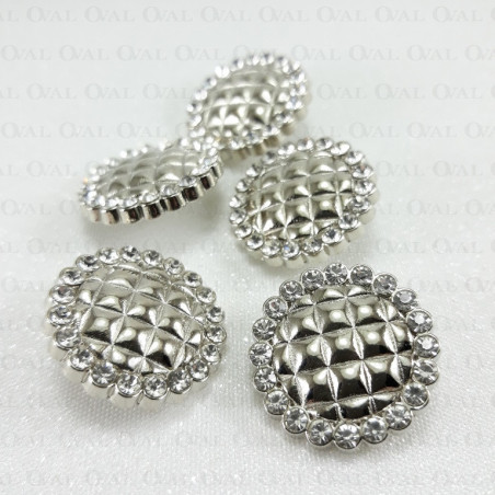 Guzik metalowy 22mm,17mm/10 szt 4970