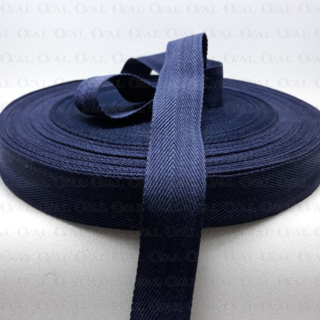 Cotton herringbone tape 25mm/50m 3087