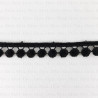Koronka gipiurowa 11mm/20m czarny 2667
