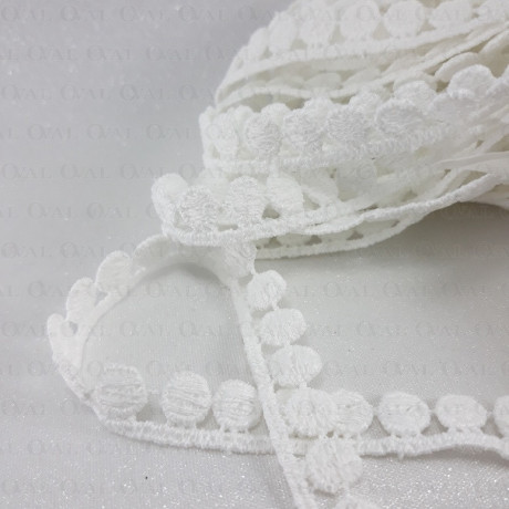 Koronka gipiurowa 11mm/20m śmietana 2668