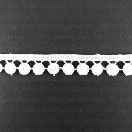 Koronka gipiurowa 11mm/20m biała 2159