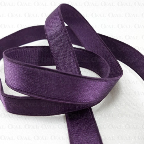 15mm/1m strap elastic aubergine 4074 E