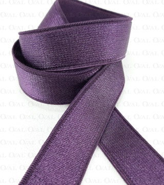 15mm/1m strap elastic aubergine 4074 E