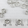 Serduszko metalowe 10 lub 50szt 3357