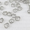 Serduszko metalowe 10 lub 50szt 3357