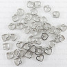 Serduszko metalowe 10 lub 50szt 3357