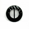 Black and gold plastic clip 40mm 1483