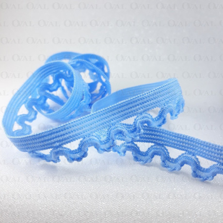 Gumokoronka 15mm/ 1 lub 25m błękit  4999