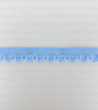 Gumokoronka 15mm/ 1 lub 25m błękit  4999