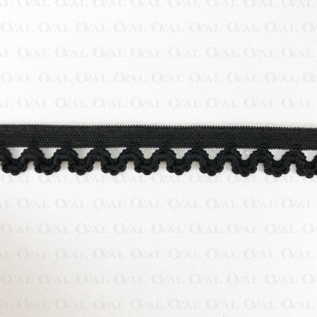 Gumokoronka 15mm/ 1 lub 25m czarna  4500