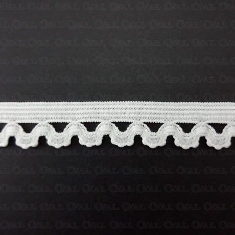 Gumokoronka 15mm/ 1 lub 25m biała  4501