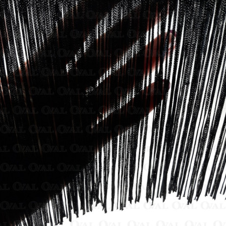 Frędzle 150cm/1m czarne 4502