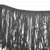Frędzle 150cm/1m czarne 4502