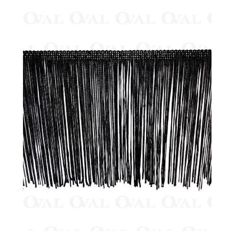 Frędzle 150cm/1m czarne 4502