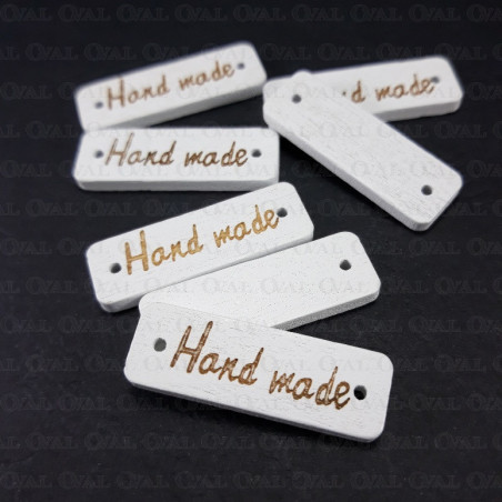 Label, wooden patch – HANDMADE patches