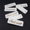 Label, wooden patch – HANDMADE patches