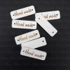 Label, wooden patch – HANDMADE patches