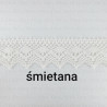 Koronka bawełniana 40mm/20yard  śmietana 3374