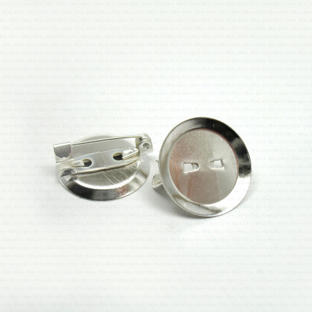 Brooch base 25mm/1, 500, 1000 pcs 1106