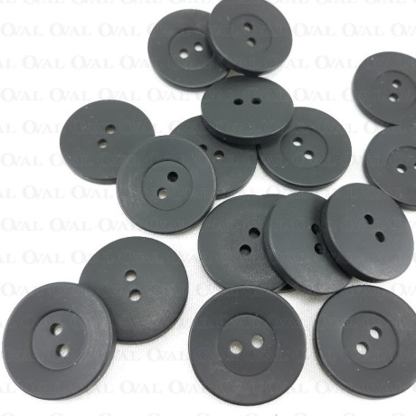 Guzik poliestrowy czarny 23mm/10 lub 100szt  5015