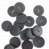 Guzik poliestrowy czarny 23mm/10 lub 100szt  5015