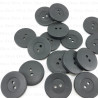 Guzik poliestrowy czarny 23mm/10 lub 100szt  5015