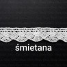 Koronka bawełniana O 20mm/25m śmietana 5019