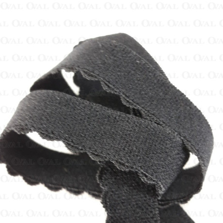 Guma obszywkowa  10mm/1m czerń 5021