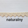 Koronka bawełniana ząbek O 16mm / 25m  naturalny 5024